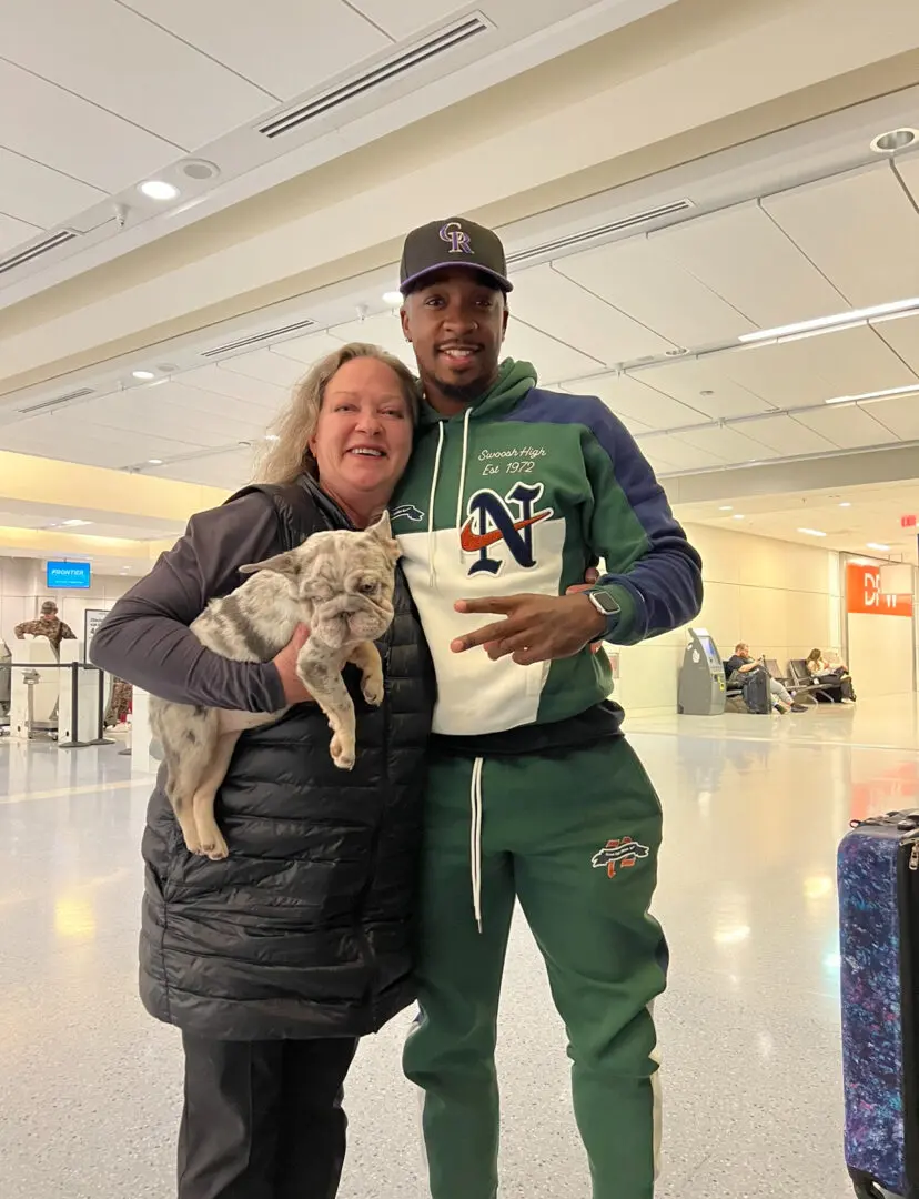 Kevin Snead we met at DFW airport to pick up Coco